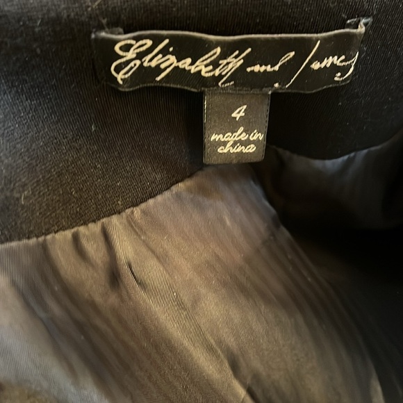 NWOT Elizabeth and James Ostrich feather blazer - Picture 7 of 12